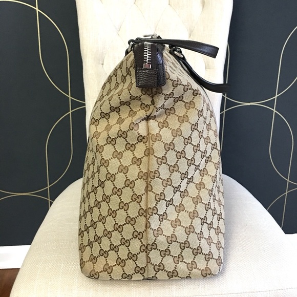 Authentic Gucci large tote bag brown monogram canvas - Picture 9 of 16